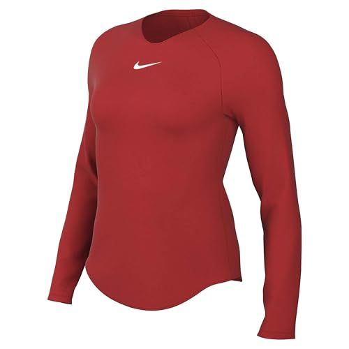 Nike Dames Top Met Lange Mouwen W Nk Df Park 1Stlyr Jsy Ls, University Rood/Wit, AV2610-657, XL