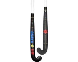 Osaka Hockeystick 34 Inch - Zwart/Blauw/Rood/Geel - 24mm Kromming - Glasvezel/Kevlar