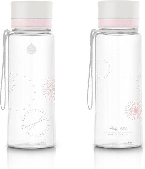 Equa BPA free drinkfles 600 ml - Cotton Candy