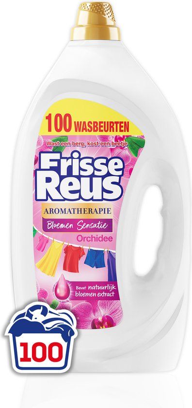 Witte Reus Frisse Reus Orchidee Gel - Vloeibaar Wasmiddel - 100 wasbeurten - 4.5L