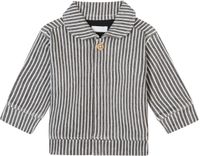 Noppies Genay Long Sleeve Stripe gebreide cardigan voor babyjongens, Phantom - P008, 68 cm
