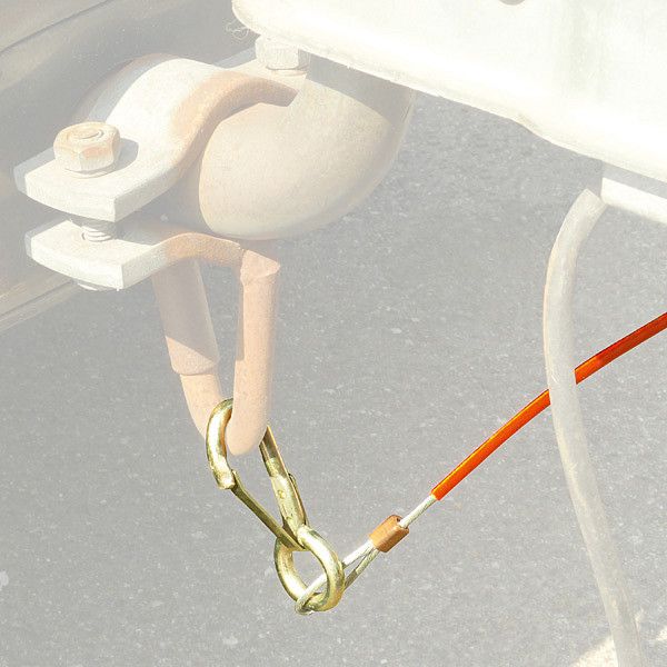 Carpoint Breekkabel musketonhaak 100cm 1500N/150kg