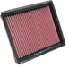 K&N Vervangingsfilter passend voor Ford Fusion 3.0 V6 / Mercury Milan 3.0 2006-2012 (33-2340)