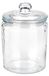 Contenants en verre - Boîtes de rangement avec couvercle - 2 litres - Verre - Fermeture hermétique - Convient aux aliments - Transparent