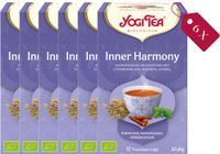 Yogi Tea Inner Harmony - Biologische Kruidenthee met Citroenmelisse, Lavendel en Kaneel voor Innerlijke Rust en Balans - Tray van 6 Stuks