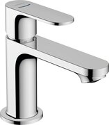 Hansgrohe Rebris S, waterkraan bad voor koud water met uitloop hoogte 80 mm, badkraan waterbesparend, chroom