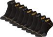 Caterpillar Enkelsokken Heren Work Sneakers 9-paar Zwart - Maat 43-46