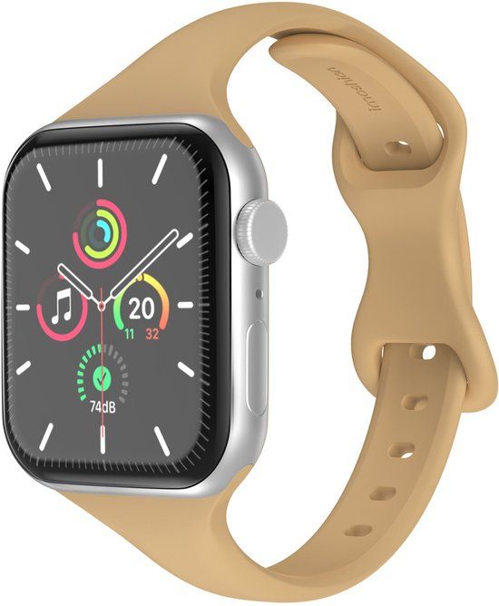 imoshion Slim siliconen bandje voor de Apple Watch | 38/40/41/42 mm - Beige
