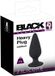 Black Velvets Siliconen Anaalplug 75 gram Zwart