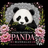 Panda Mandala Coloring Book for Adults