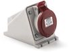 Famatel femelle CEE 5 pôles 6H 16A IP54 prise 380-415VAC Rouge/Gris