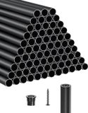 Vevor Trapleuningen 101-Pack 66cm Aluminium Spijlen Met Schroeven/Leuningkappen