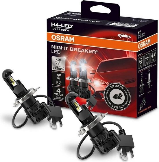 DUOPACK Osram H4 LED NIGHT BREAKER