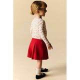 NAME IT MINI gebreide longsleeve met print - beige