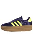 adidas Vl Court Bold Junior Kinderschoenen, uniseks, Collegiate paars/hi-res geel/zilver met., 36 2/3 EU