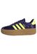 adidas Vl Court Bold Junior Kinderschoenen, uniseks, Collegiate paars/hi-res geel/zilver met., 36 2/3 EU