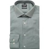 OLYMP Luxor Modern Fit Overhemd groen, Faux-uni