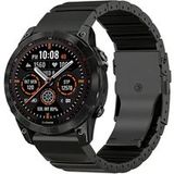Strap-it Garmin Bracelet titane hybride Epix Pro 47mm (noir)