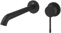 Grohe Essence Wastafelmengkraan - l-size - 2-gats - zonder inbouwdeel - phantom black (zwart)