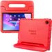 HappyCase Kinder Tablethoes Geschikt voor Lenovo Tab M10 Plus Gen 3 (10.6) | Kindvriendelijke Hoes | Beschemhoes | Kinderhoes | met Handvat en Standaard | Rood