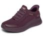 Skechers BOBS Squad 4 Dire Step Sneakers voor dames, bordeaux, maat 42 EU