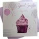 WHITE COTTON CARDS WB188 wenskaart voor verjaardag, opschrift Special Daughter, motief Cupcake, wit