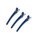Comair Pinces à cheveux crocodile bleues 3150052 10 pièces.