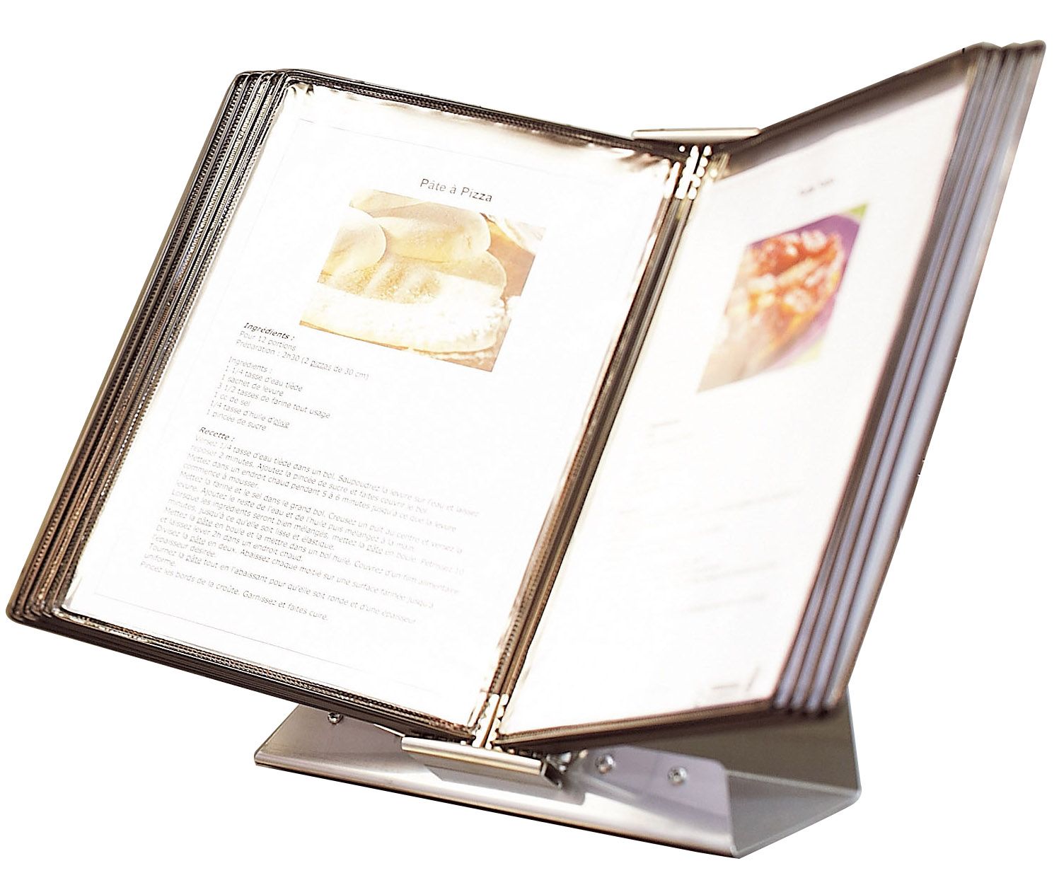 tarifold Antimicrobiële Bureaustandaard A4 Met 10 Pockets Zwart