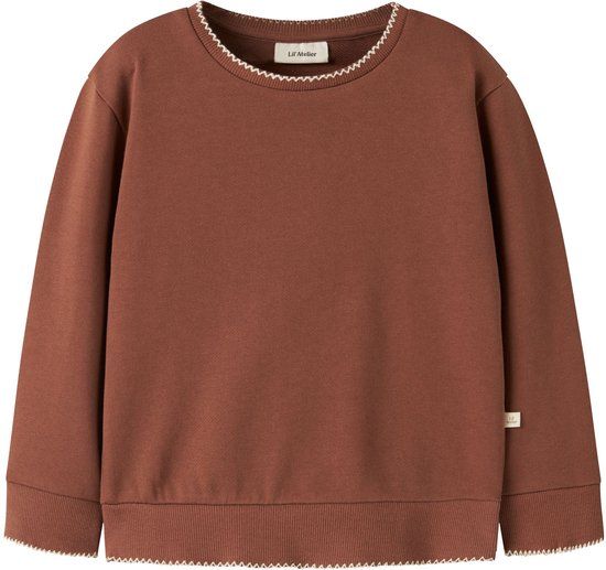 Lil' Atelier Sweatshirt Biologisch katoen Maple Syrup Maat 104