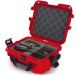Nanuk 905 boîtier rigide étanche avec insert en mousse pour jeu de microphones Sennheiser EW/Sony UWP/Senal - rouge