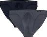 HOM Slip Micro Briefs bleu marine / bleu nuit / gris