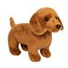 Teddy Hermann Hermann Teddy Knuffeldier hond Teckel - zachte pluche stof - premium kwaliteit knuffels - lichtbruin - 21 cm