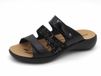 Josef Seibel Dames Slipper Ibiza 10 - 86710-139-100 Zwart - Maat 44