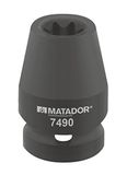 MATADOR 7490 0200 krachtschroevendraaierinzetstuk, buiten-TORX, 12,5 (1/2): E 20