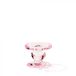 Ambiente kandelaar glas Rose Ø9xh7cm