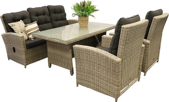 Your Own Living Phoenix lounge set (4-delig) off white