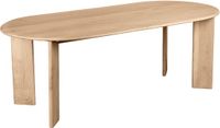 Lewis & Loft Eettafel Lila - Ovaal - 220 x 100 cm - FSC®-gecertificeerd mangohout - Naturel