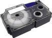 Casio XR-9X1 Labeltape Transparant Zwart 9 mm 8 m
