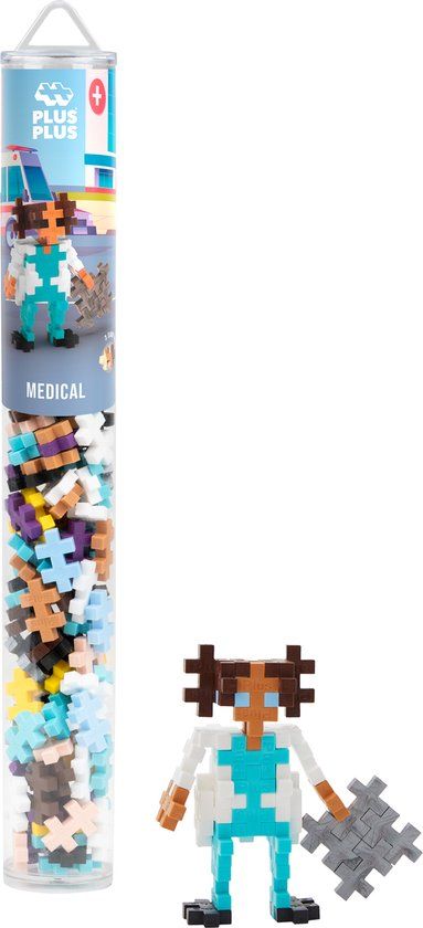 Plus-Plus Tube Dokter ziekenhuis 100 delige bouwset - 4295