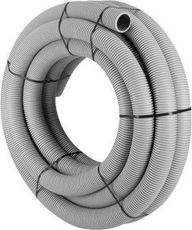 Burgerhout/M_en_G Flexibele rookgasbuis - 10Mtr - 60mm - Antraciet