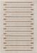 Interiyou Kano Binnen- en buitentapijt, crème/beige, 80x150 cm