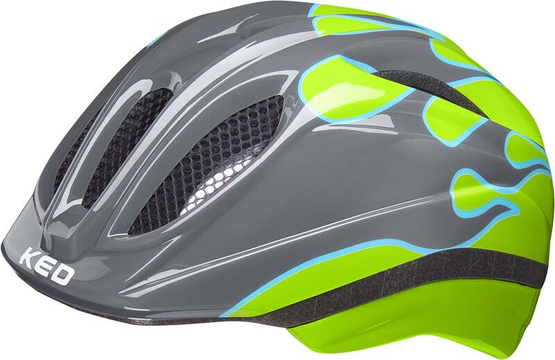 KED Meggy II Trend Helm Kinderen - flame grey green