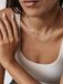 Hey Happiness Ketting 'Duo Chain' zilver