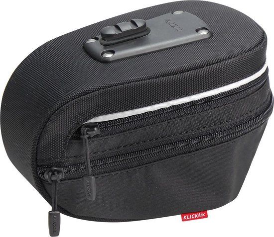 KlickFix Micro Sport 200 Expandable Fietstas Zwart - 3.5L - Zadel