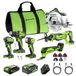 GREENWORKS 24V 6-delige draadloze gereedschapset