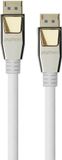 Python DisplayPort kabel | DP2.1a (10K 60Hz) | UHBR13.5 (54Gbit/s) | wit | 2 meter