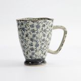 Tokyo Design Studio Flower Mok Blauw/Taupe 400 ml