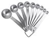 Inox Mesures et Tasses Set de 9