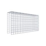 Gabiona Deutschland Anbaugabione Typ 4 100 cm x 50 cm x 20 cm (L x H x T), Maschenweite 5 cm x 5 cm, C-Ring