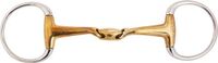 BR Dubbel gebroken bustrens Soft Contact gebogen mondstuk 16 mm 11,5 Goud